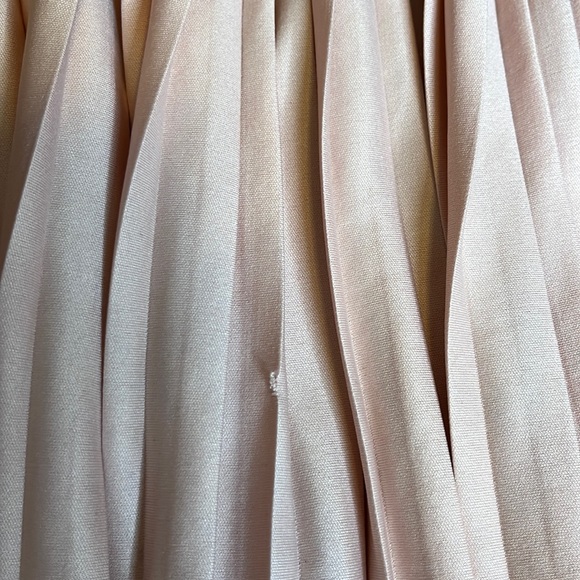 Pleated Color-block & Lace Skirt - Picture 5 of 9